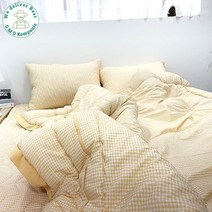 [지엠디콤파니]국산 봄 여름 가을 겨울 사계절 알러지케어 친환경 던블워싱 차렵이불 베게 싱글/퀸