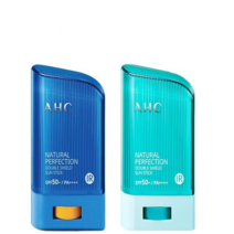 끈적임없는선스틱 썬밤 AHC 내추럴 퍼펙션 더블 프로 쉴드 선 썬 스틱 바르는썬크림