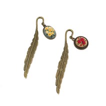 [후야몰]자수용 페더 책갈피-원형 타원 2가지 만들기 반제품 프랑스자수 퀼트-DIY상품, CF229 -원형타입