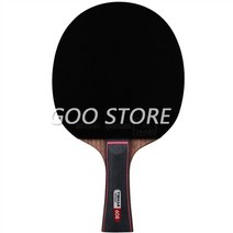 탁구 라켓 탁구라켓 탁구채 탁구용품 스타 라켓 공격적인 전문 탄소 여드름 고무 원래 탁구 패들 박쥐, 긴 핸들 fl, 03 608 Long Hanlde FL
