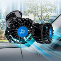 (PMC)대일 흡착식 트윈 차량용 선풍기(12/24V) 카팬, 12V:03. 추가 상품 없음