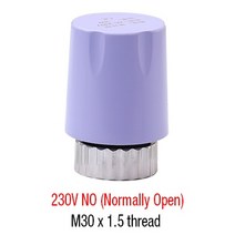 구동기 230V NO NC 전기 열 액추터 밸브 헤드 온도 조절기용 매니 폴드 언더 플로어 난방 라디터 정상, 14 B type NO_02 230V NC