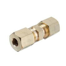 유압프레스 소형 미니 탁상 유압프레스 소형 미니 탁상 5 pcs 33 x 10mm 황동 직선 감속기 압축 피팅 커넥터 316 od 튜브 유압 브레이크 라인 유니온, 검은색