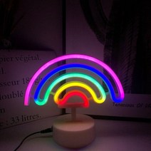 네온라이트 파티 LED 네온싸인 Led 네온조명 네온플렉스 네온사인 무드등 크리스마스 전구, F rainbow