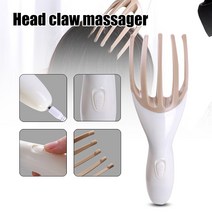 머리 마사지기 전동 모발관리기 두피 마사지기계 5 갈래 발톱 전신 다기능 앰프 기분, 없음