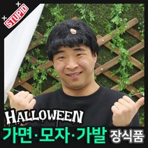 스투피드 할로윈 장식 분장용품, F23.바보 영구 가발