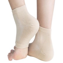 하늬통상 뒷꿈치패드 발 각질제거 갈라짐 예방 보습양말, 그레이