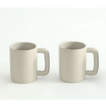 에라토 플랑 베이직 데일리 머그컵 350ml, 크림 색상, 8개