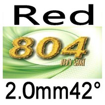 Friendship729 804 안티 아크 고무 탁구 스폰지 루프 스핀 방지 방어 파워 핍 729, red 2.0mm H42