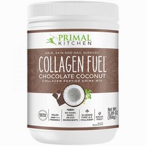 원시 영양 Inc 콜라겐 연료 펩타이드 음료 믹스 초콜릿 코코넛 24인분