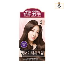 (지노앤코)려 우아채 멋내기 새치크림 짙은갈색(4N) 새치염색약, 없음, 4개, 없음