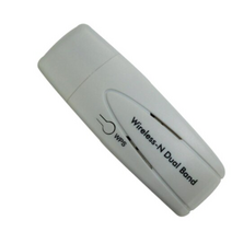 카파이 와이파이 동글 휴대용 무선 USB 듀얼 dand 300mbps lan 어댑터 5.8ghz usb wi-fi 어댑터 kali linux 및 samsung tv용, rt3572 화이트