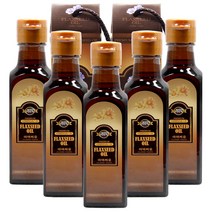 푸른들판 캐나다산 압착 아마씨유 플랙씨드 플렉시드 아마씨 플랙스 플랙시드 아마씨드100% 오일 기름, 270ml, 5병