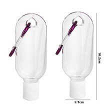 휴대 리필 병 후크 손 소독제 알코올 화장품 기 야외 미니 비누 디스펜서 30 ml, 1pc, 02 30ml_01 1PC