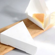 천운패키지 타르트조각박스(삼각-화이트) 1묶음(100개) 140x113x50, 단품