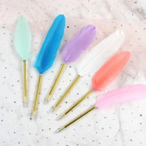 핌스토리 베이직 깃털볼펜, 퍼플