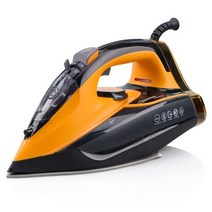 OXPHIC 천 스팀 다리미 2400W 발생기 의류 스팀기 핸드 스티머 가전, gold+EU