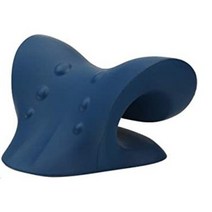 목 근육 스트레칭 기구 넥스트레쳐 바른 자세 목베개, 네이비, 1개