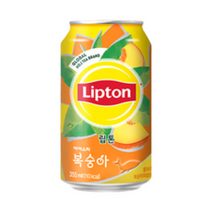 립톤 아이스티 복숭아맛 355ml (1BOX 24캔), 1박스 (24캔)