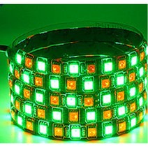 실외설치가능 블렉시블 그린 레드 LED바 엠비언트 RGB, 흰띠PCB (기본연결 발송), 12V용 2WAY모듈