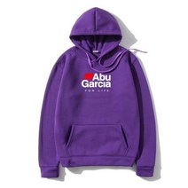 아부가르시아 낚싯대 아부 가르시아 릴 낚시 아우터 커스텀 스웨트 아우터, XXL, purple Thanks