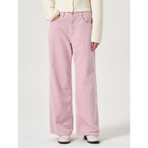 [에잇세컨즈] 왕골 코듀로이 와이드핏 팬츠 라이트 핑크 (322Y21LPAY)