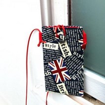 (HM) 홈메디 목걸이 핸드폰가방 만들기 16종 중 택 1태교바느질 바느질연습 초등실습 DIY페브릭 실과과재, 브리티시