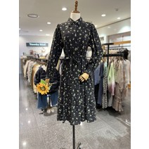 써스데이아일랜드 셔츠 카라 기모 원피스(T228AOP534W)(1272173)