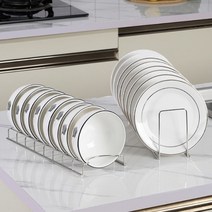 살림살림 스테인리스 접시정리대 그릇거치대 싱크대 서랍 정리 꽂이, A타입