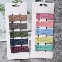 40개 무광 매트 파스텔 컬러 실핀 세트