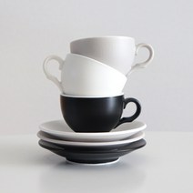 코지테이블 위즈라인 무광 에스프레소 커피잔세트 100ml, 옐로