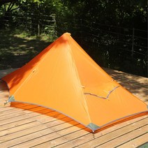 캠핑그늘막 등산 백패킹 경량 쉘터 감성캠핑 캠핑천막 미니멀캠핑 타프스크린 리빙쉘, 1개, 오렌지