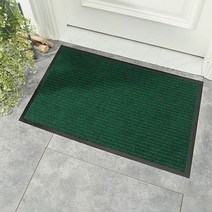 더자카 심플 논슬립 현관 매트 FREE, 그린, 1개
