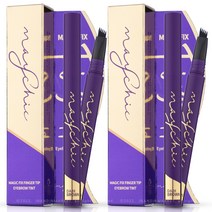 메이시크 매직픽스 핑거팁 아이브로우 다크브라운 2개, 다크 브라운