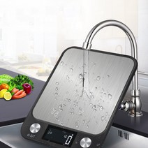 커피전자거을 핸드드립 주방 저울 계량 식품 저울 스마트 전자 디지털 저울 스테인레스 및, 하얀, 15kg