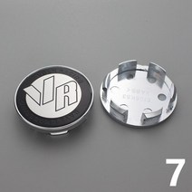 휠캡 4pcs 53mm/48mm 클립 advan 센터 캡 림 휠 커버 ssr xxr enkei 엠블럼 스티커 허브, [09] 7