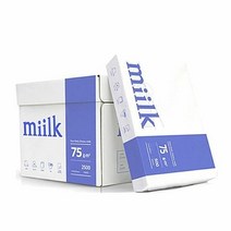 한국제지 밀크 A4 복사지 1박스 75g 복사용지, 단품, 상세페이지 참조