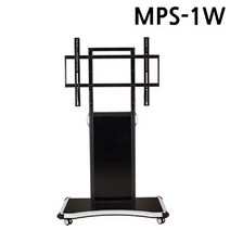마운트피아 대형TV 전자칠판 전동형 거치대 이동형 스탠드 (86-98in) (MPS-1W) (블랙), 상세페이지 참조