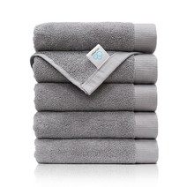 클라우망 국내생산 호텔수건 코마사 30수 170g CP30170, 연그레이, 5개