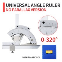 360 학위 유니버설 각도 눈금자 베벨 각도기 측정 도구 돋보기 GONIOMETER 목공, 320 Universal