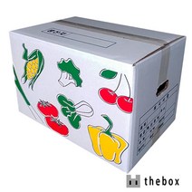 농산물박스 20kg 18장 440*335*255, 화이트, 18개