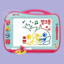 핑크퐁 도장 도형찍기 칼라 그림판 언어학습 보드 미술놀이 그림완구 학습보드 그리기