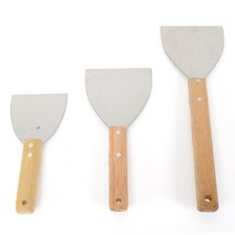 [주방369] 스패치 반달 헤라 스패츌라 패자 주걱 스페치 철판뒤지게, 2-1. 천성 반달 목헤라(중)