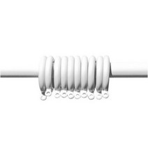 안뚫어고리 버전 4 커튼링, 화이트, 60개