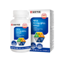 일양약품 액티브 마그네슘 플러스 비타민D 120정 1통