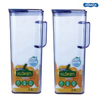 코멕스 클로켄 청정물병 2.3L 2개세트 모음 트라이탄, 02.클로켄 청정물병 2.3L 그린 X 2개