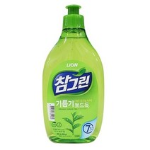 참그린 녹차 뽀드득 480ml 주방세제 설거지 세척, 단품, 단품