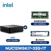 인텔NUC키트월스트리트캐년 12세대코어프로세서 i7총스레드 NUC12WSKI7, 03NUC12WSKI732G1TB_02EU