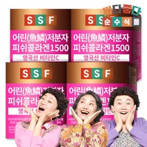 [쇼핑백 증정]순수식품 어린저분자 피쉬콜라겐 4박스(120포) 비타민C 스틱 분말 가루, 단일속성