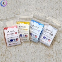 f17 이야코 칼라 플라스틱 점토 60g(5가지칼라택1), 흰색